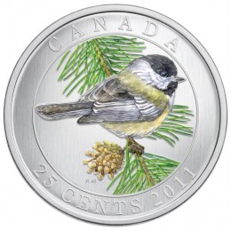 2007-2014 Birds of Canada 25-Cent Coloured Coins Series